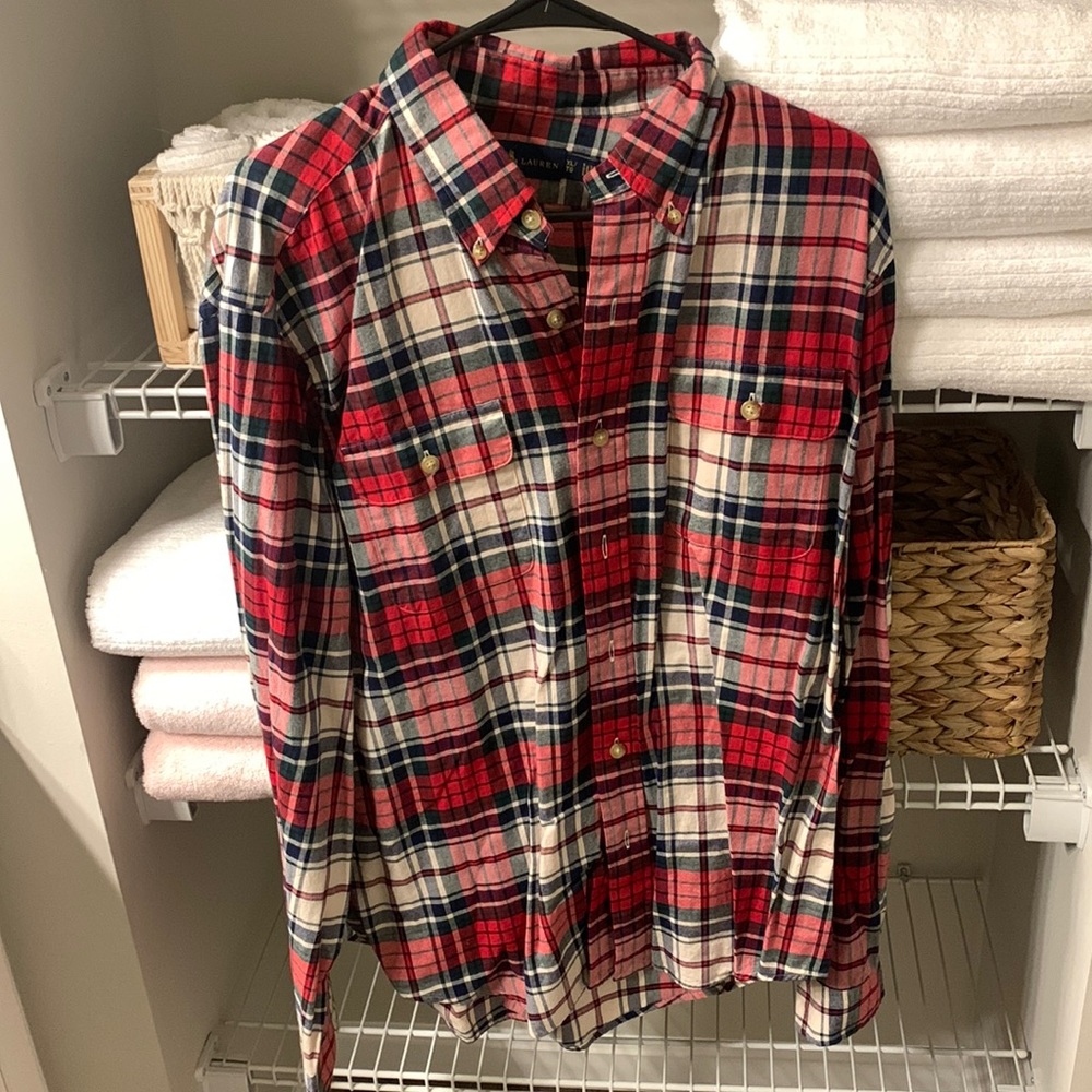 Ralph Lauren XL button down flannel shirt